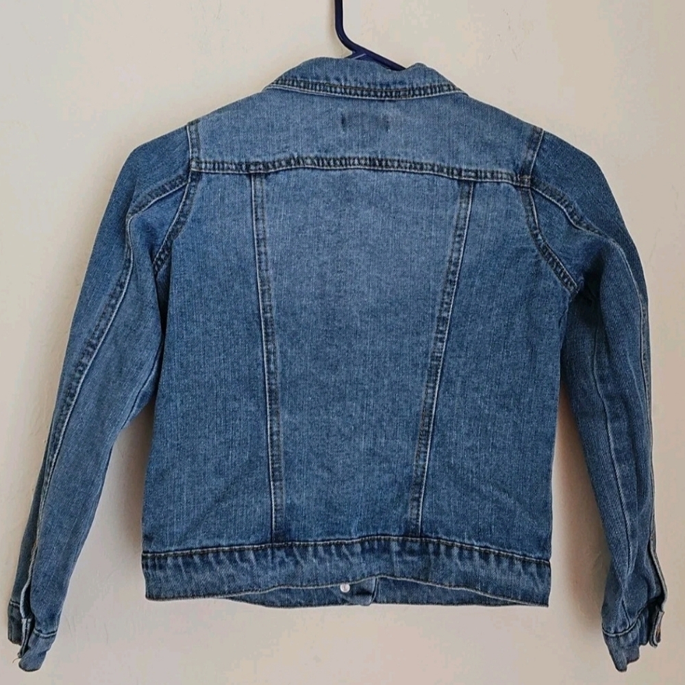 Tommy Bahama Youth Girls Denim Jean Jacket Med Wash Size 12 - Picture 10 of 10